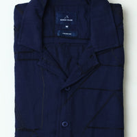 NavyBlue Print  Shirt