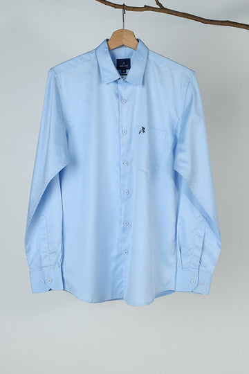 SkyBlue  Plain Shirt