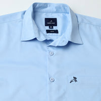 SkyBlue  Plain Shirt