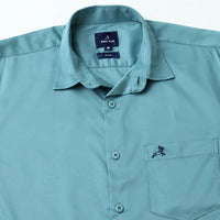 Green  Plain Shirt