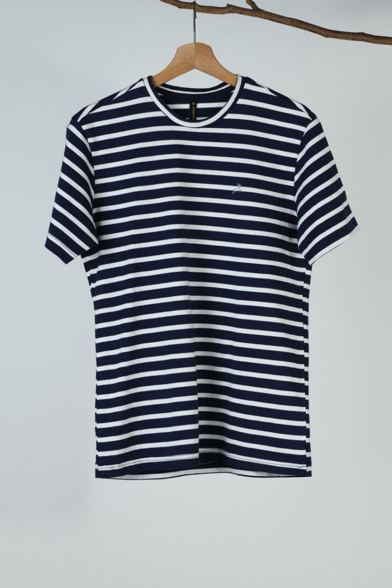 NavyBlue Stripes T-Shirt