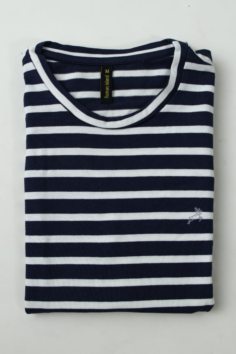 NavyBlue Stripes T-Shirt