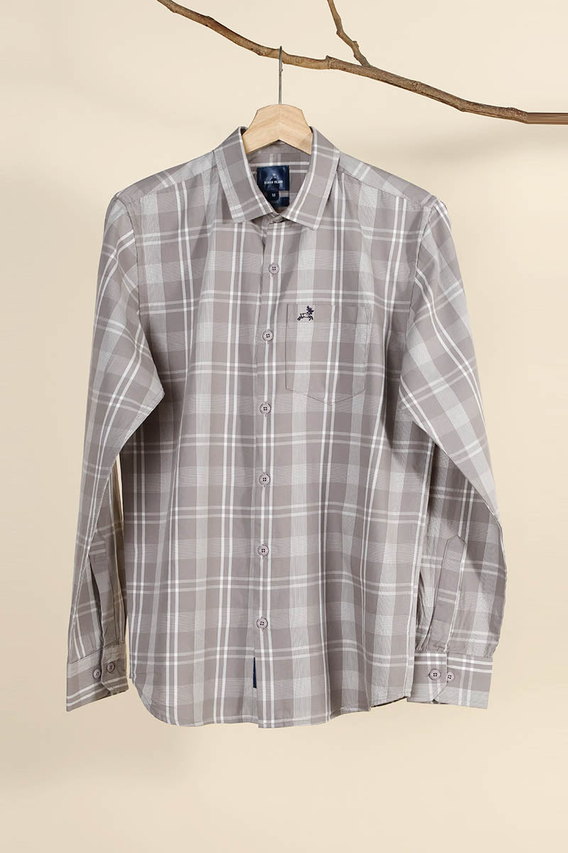 Premium Cotton Checks Shirt