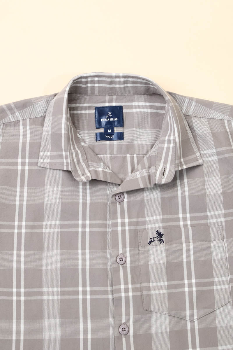 Premium Cotton Checks Shirt