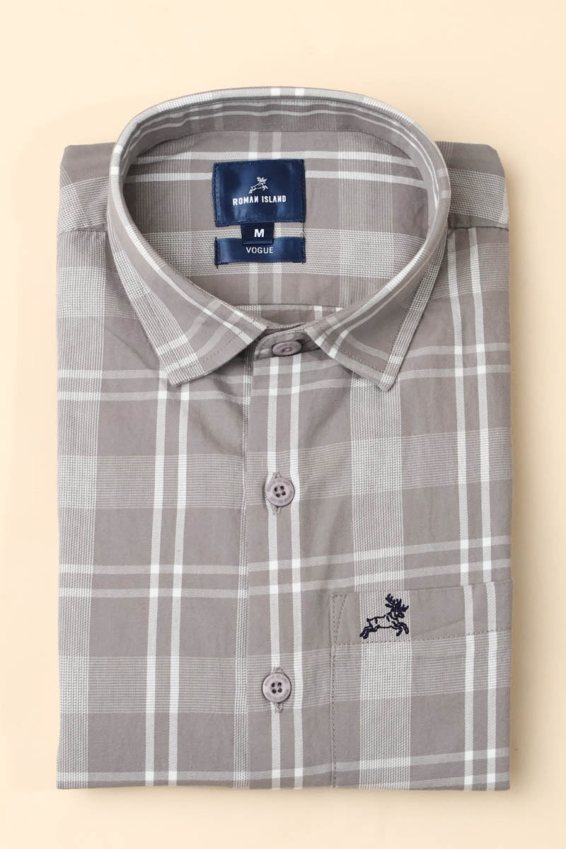 Premium Cotton Checks Shirt