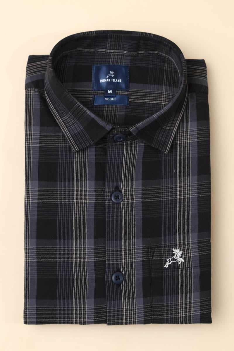 Premium Cotton Checks Shirt