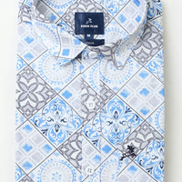 Blue Print Shirt