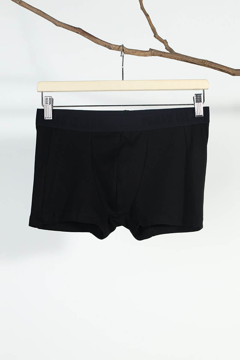 Men Black Cotton Trunks Innerwear