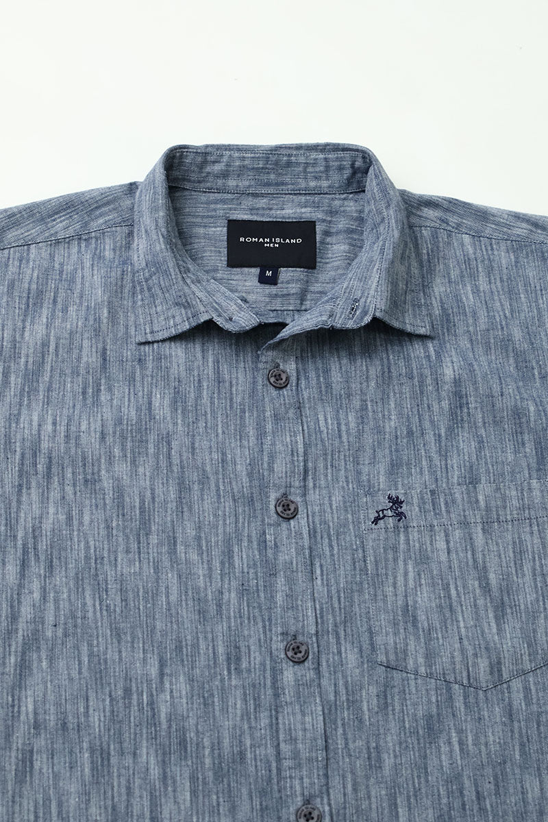 Blue Plain Shirt