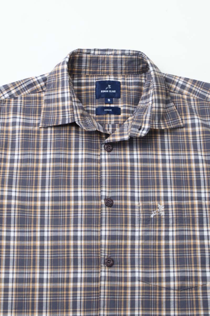 Grey Checks Shirt