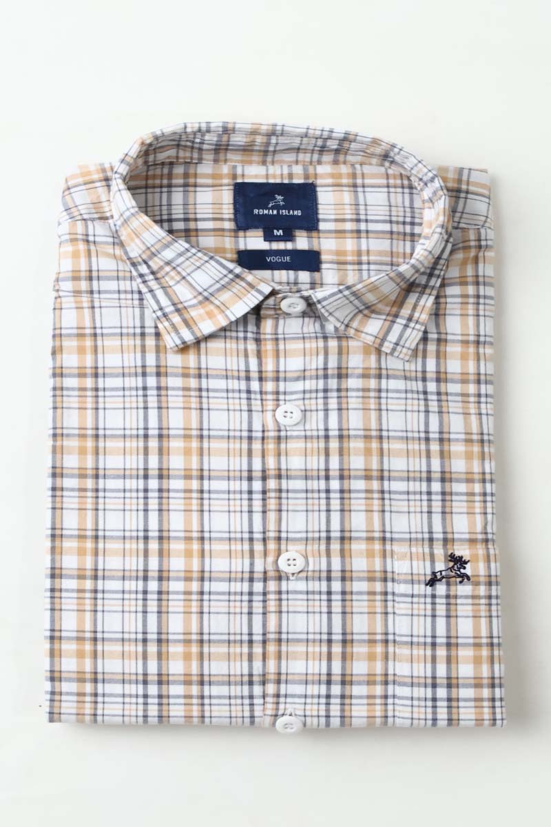 White Checks Shirt