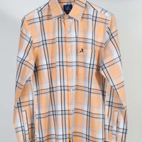 Orange Checks Shirt