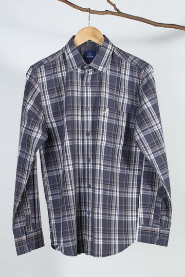 Grey Checks Shirt