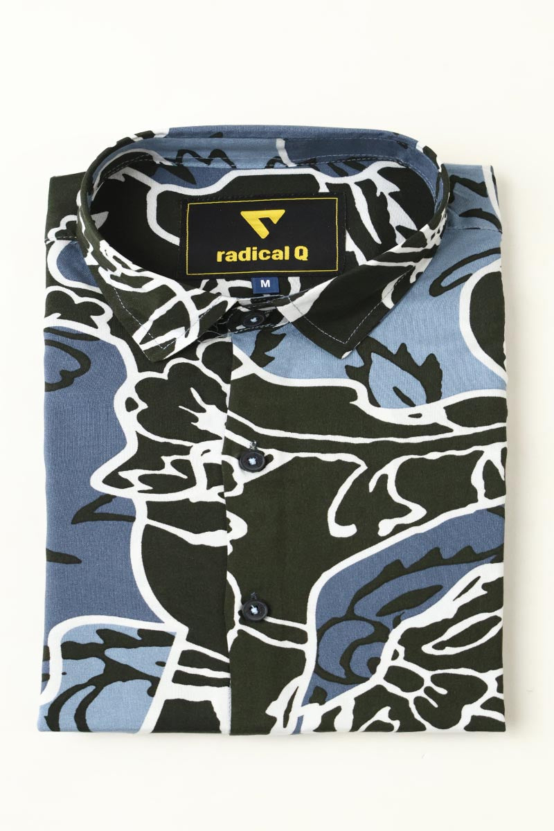 Rayon Print Shirt