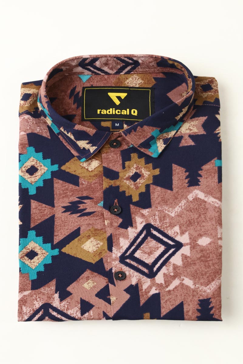 Rayon Print Shirt