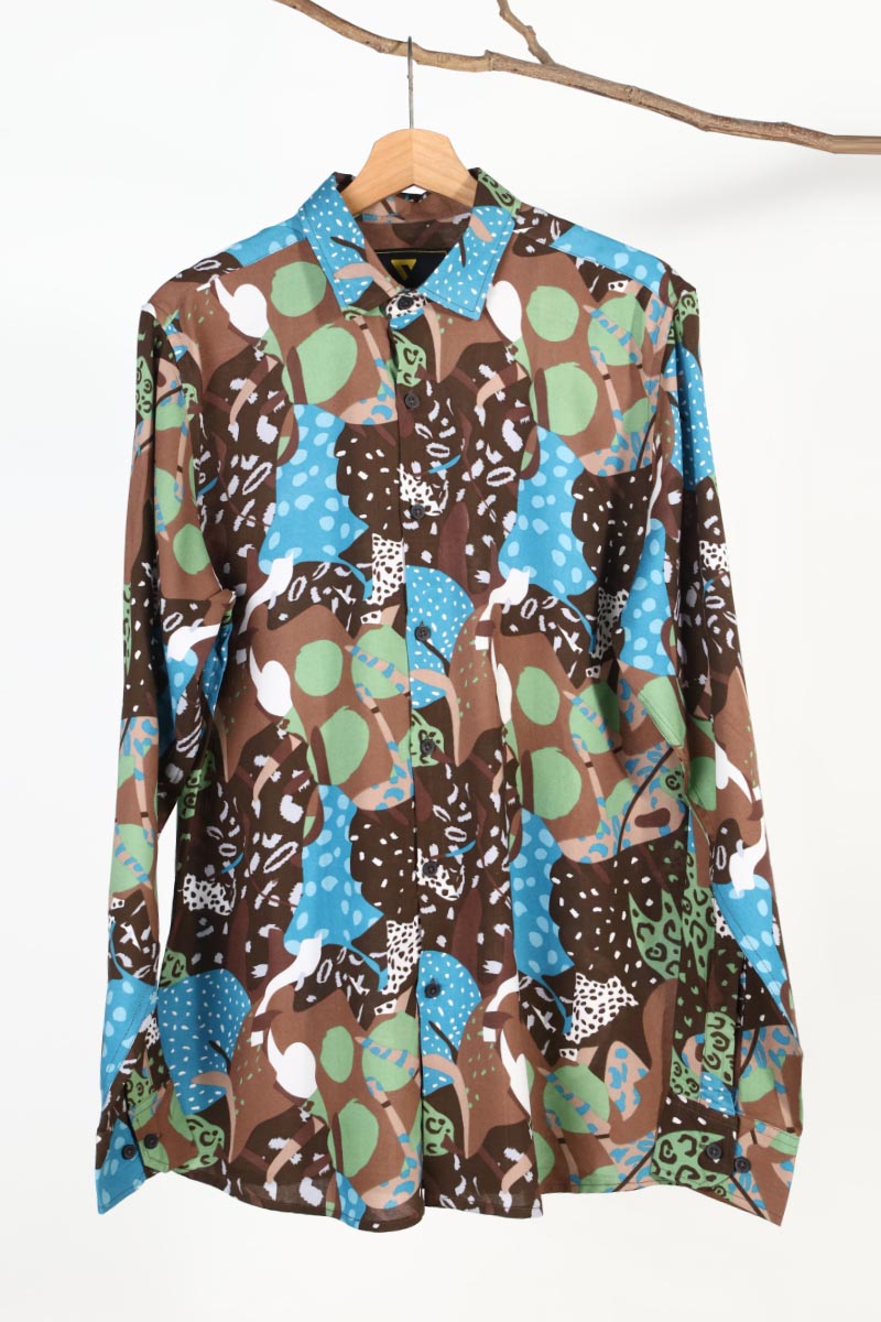 Rayon Print Shirt