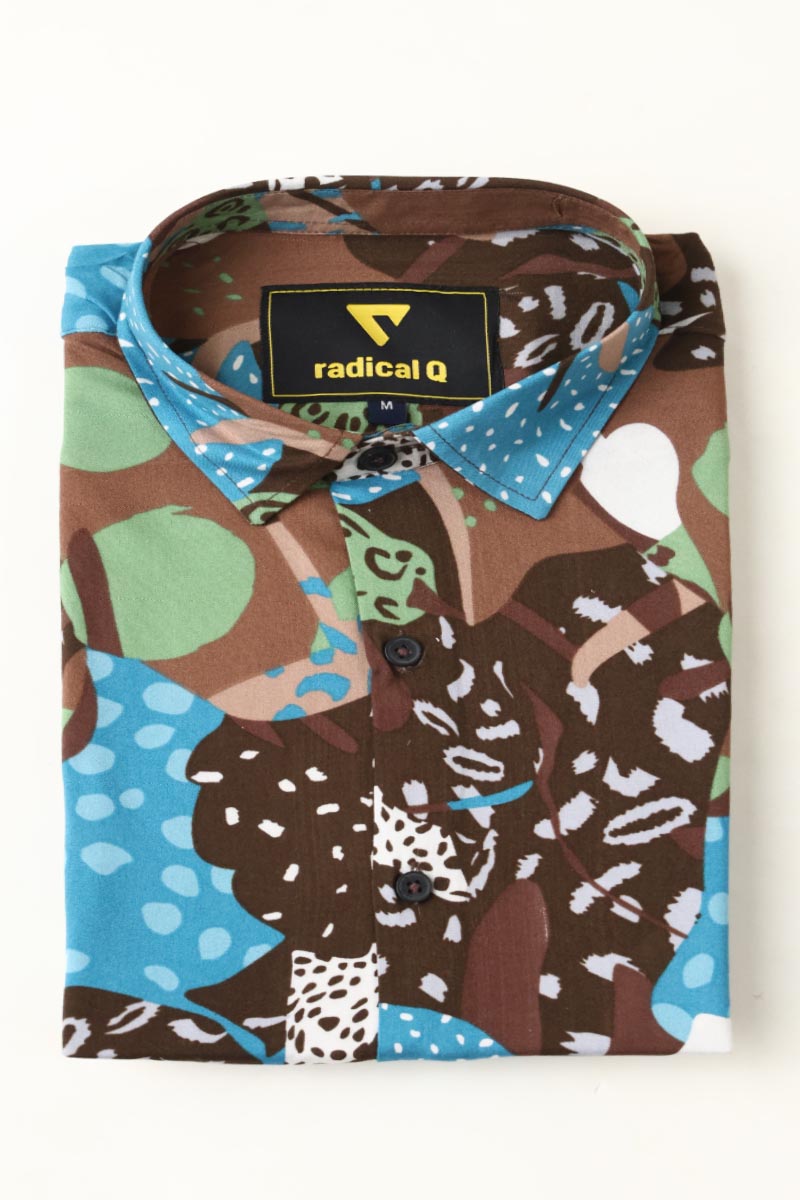 Rayon Print Shirt