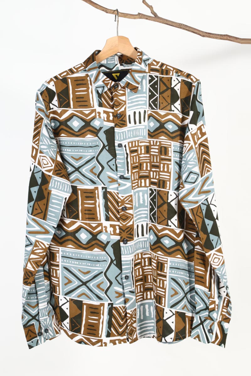 Rayon Print Shirt