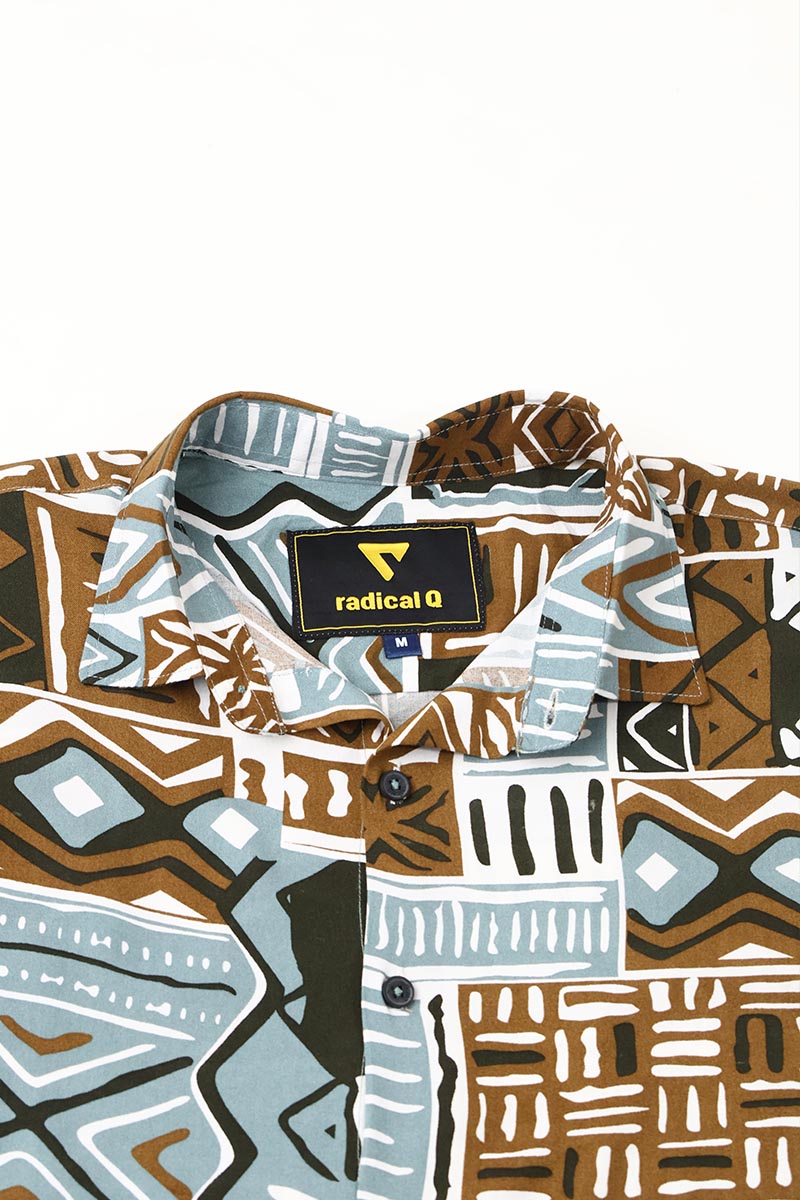 Rayon Print Shirt