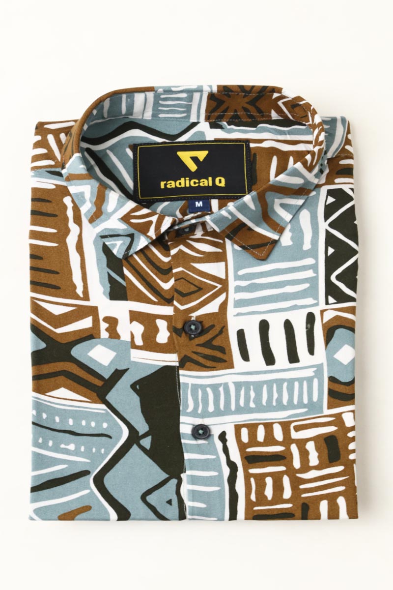 Rayon Print Shirt