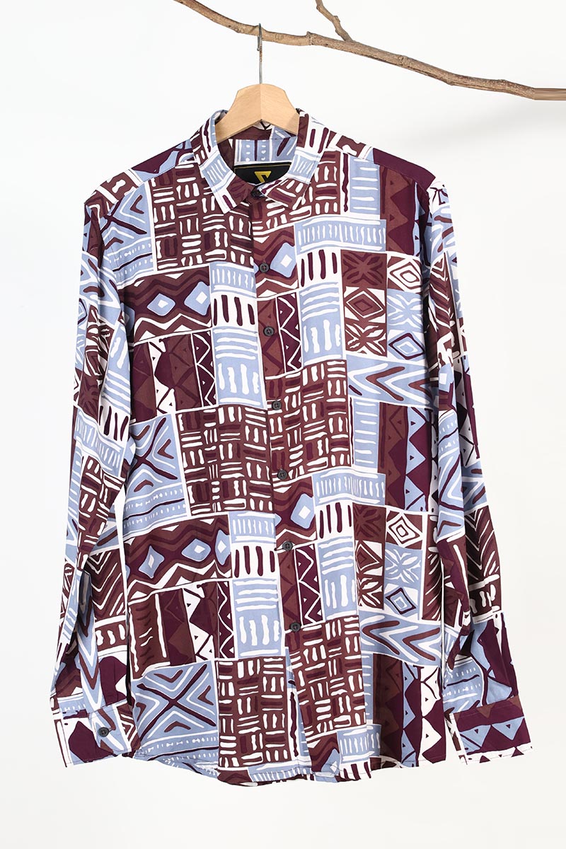 Rayon Print Shirt