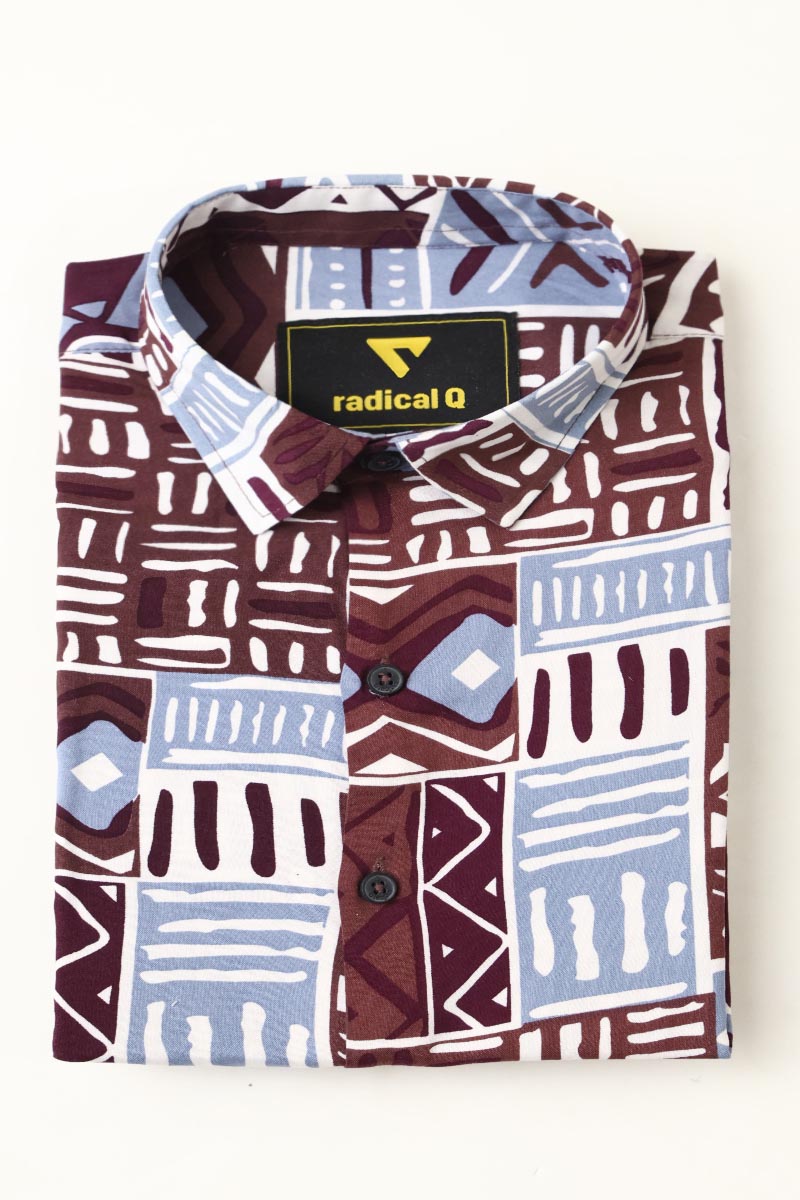 Rayon Print Shirt