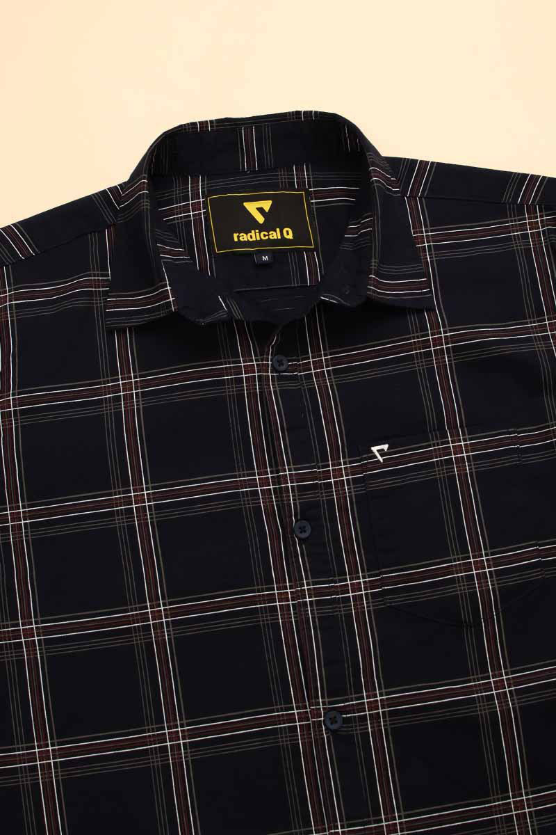 NavyBlue Checks Shirt