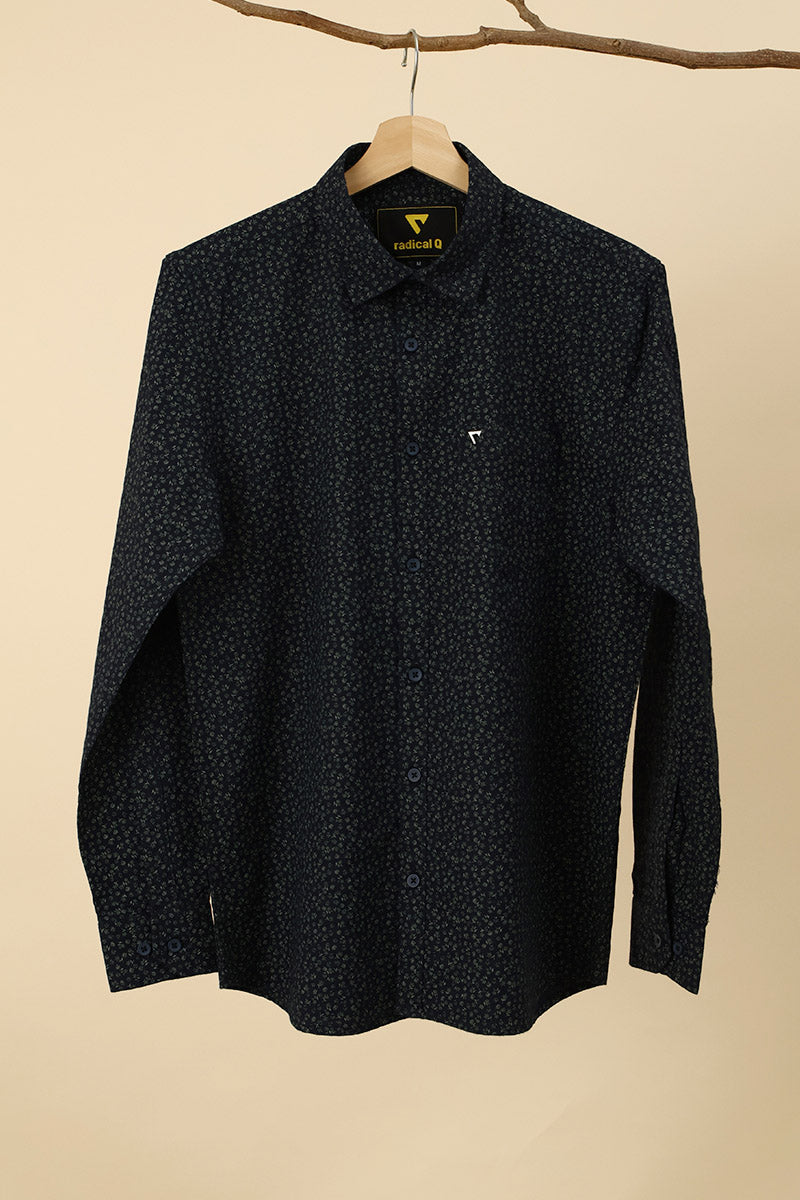 NavyBlue Print Shirt