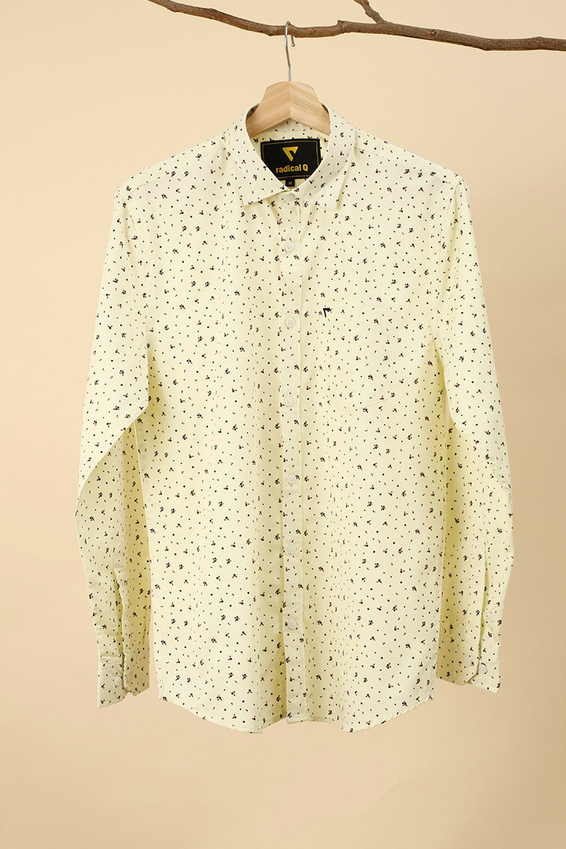 Yellow Print Shirt