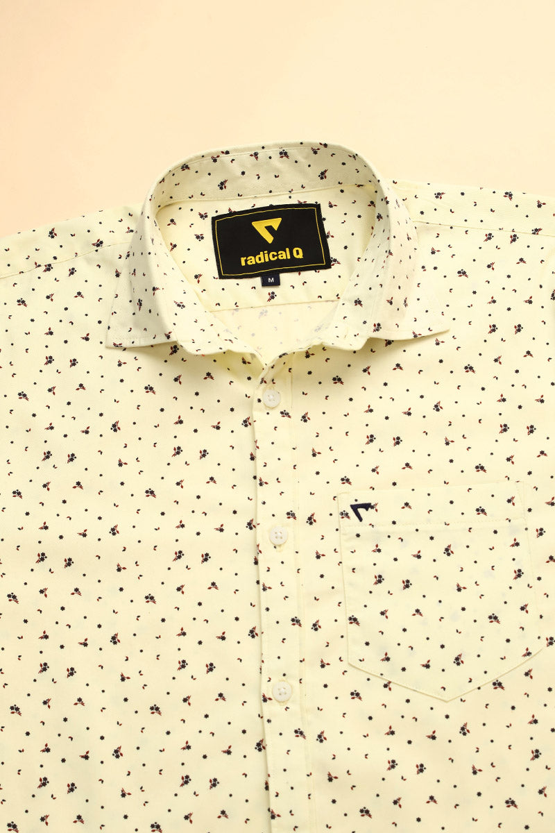 Yellow Print Shirt