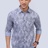 Blue Print Shirt