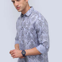 Blue Print Shirt