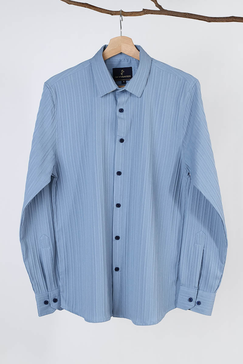 Blue Plain Shirt