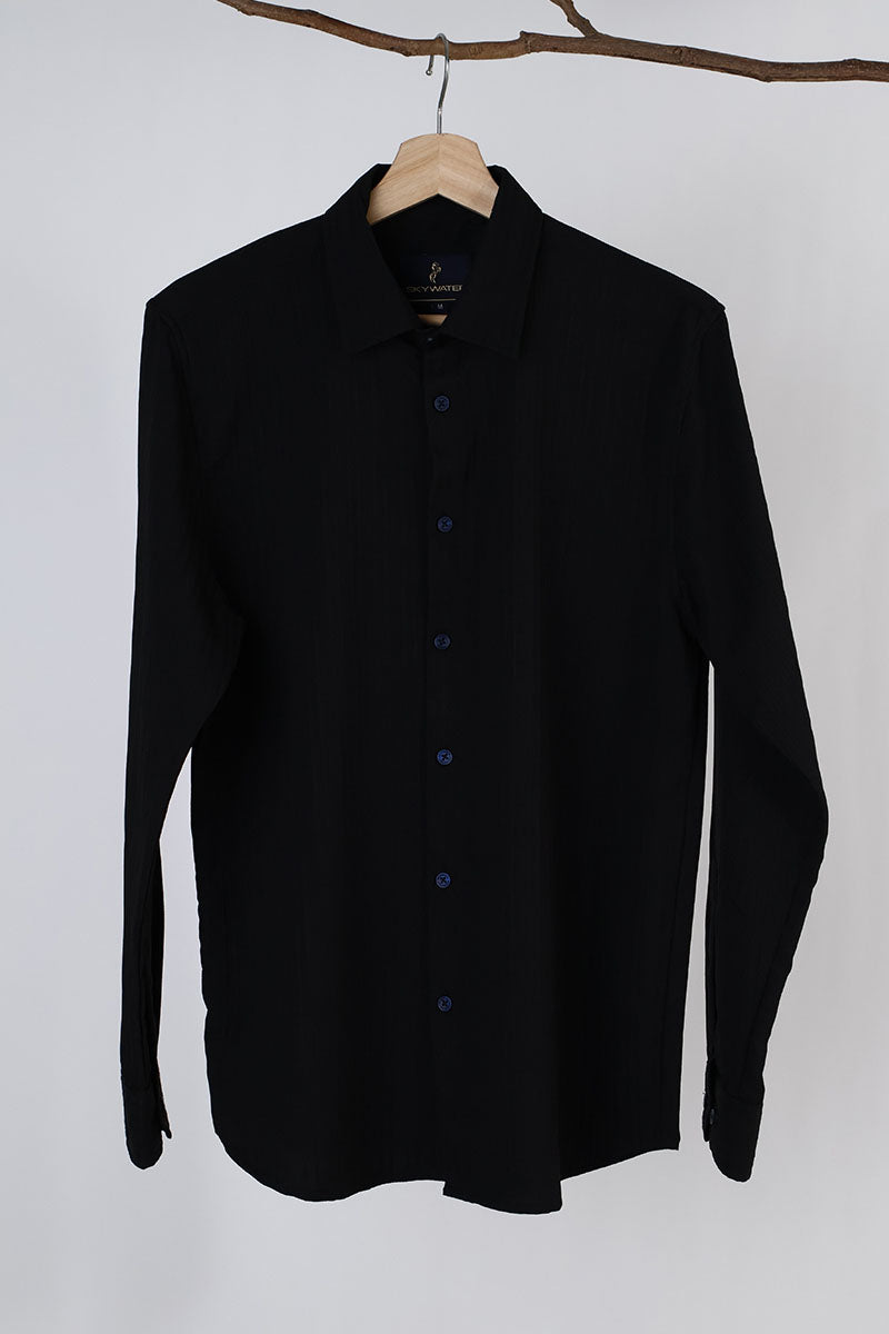 Black Plain Shirt