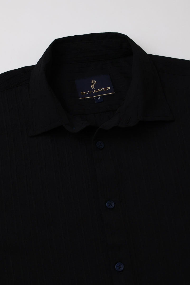 Black Plain Shirt