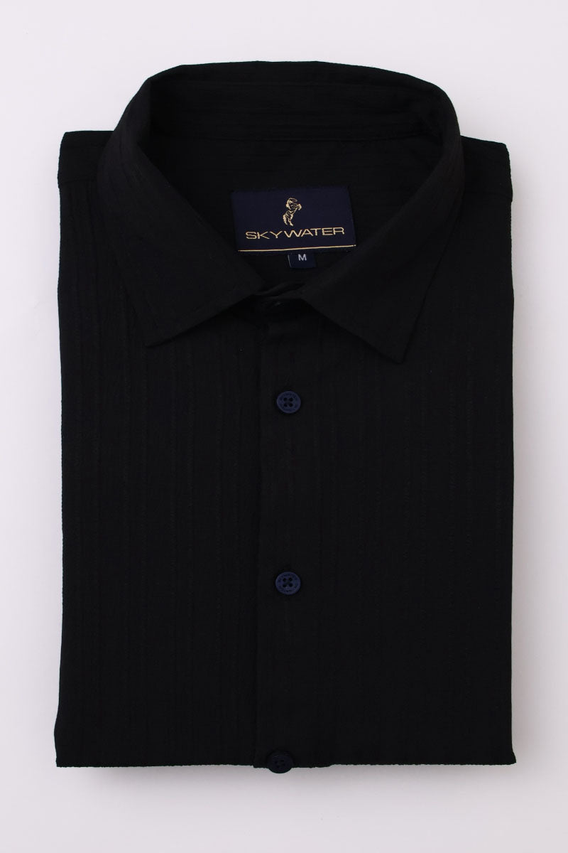 Black Plain Shirt