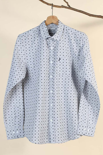 Cotton Slub Printed Shirt