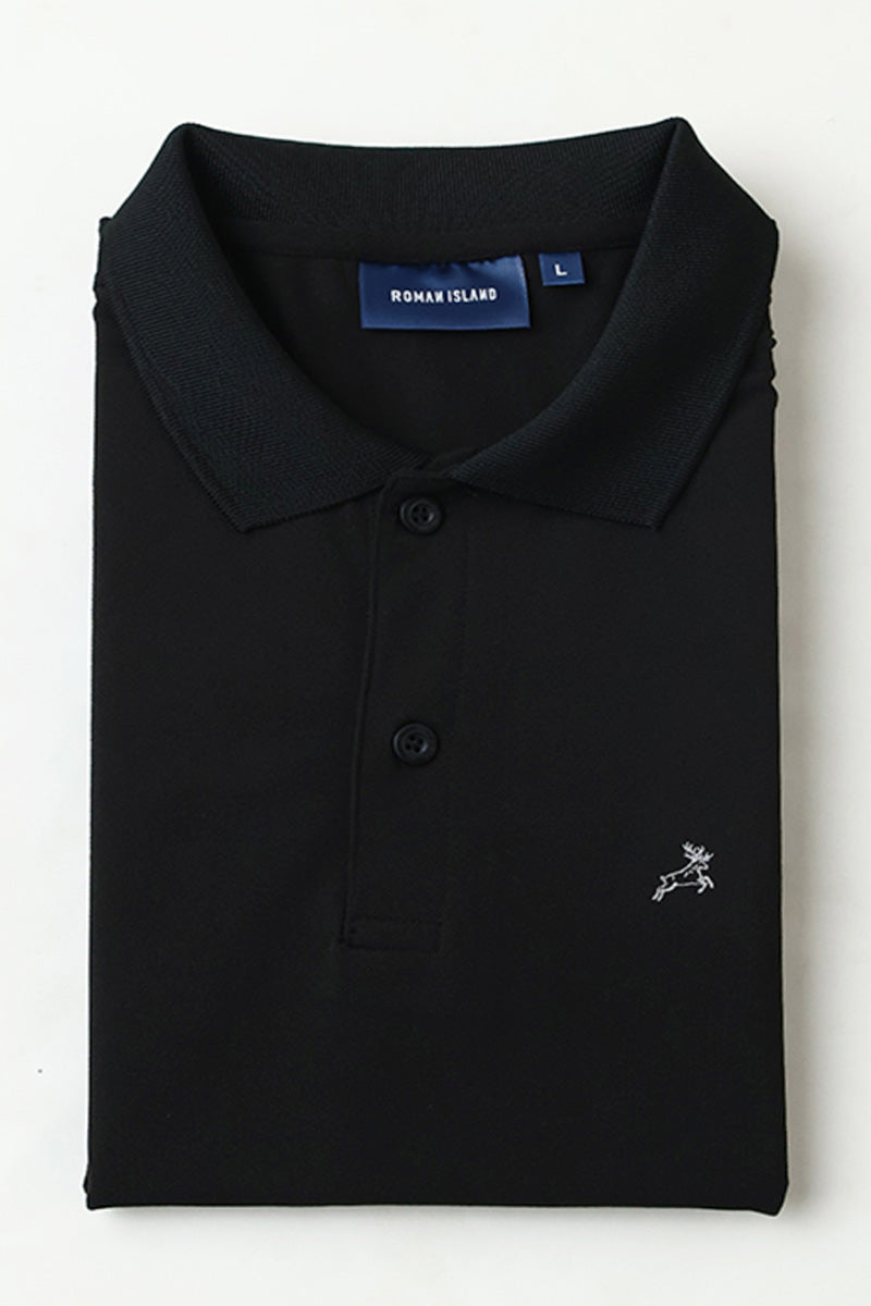 Lycra Collar Polo T-Shirt