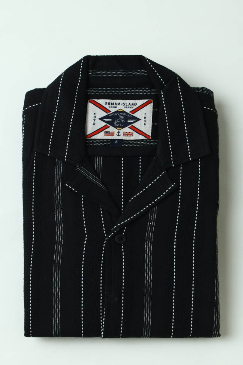 Black  Stripes  Shirt