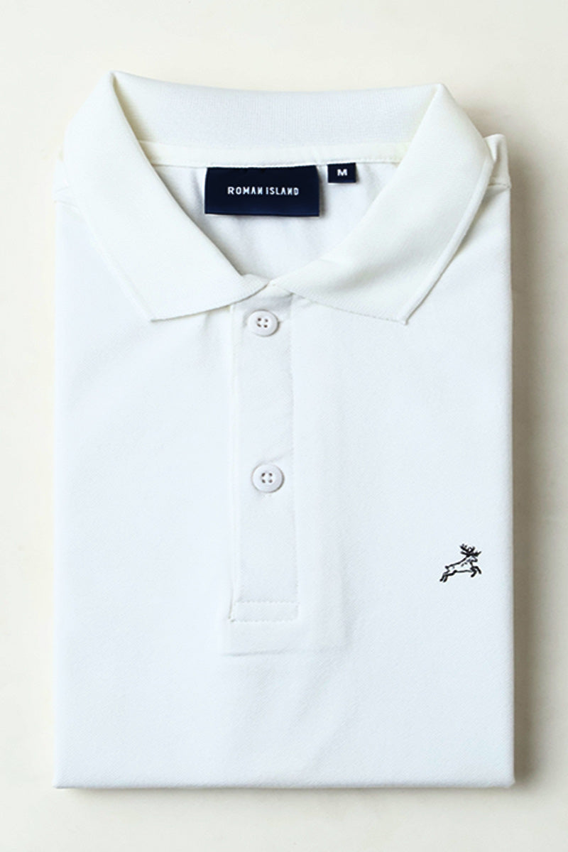 Lycra Collar Polo T-Shirt