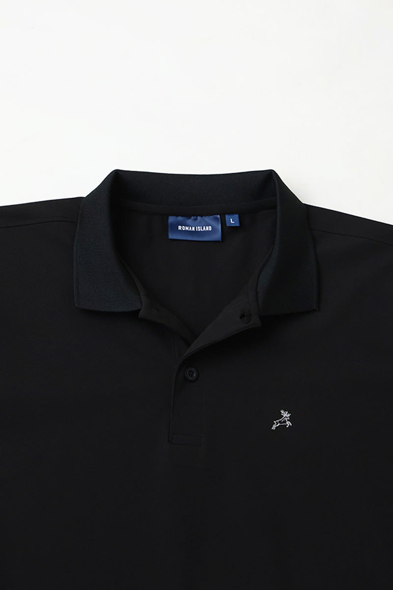 Lycra Collar Polo T-Shirt