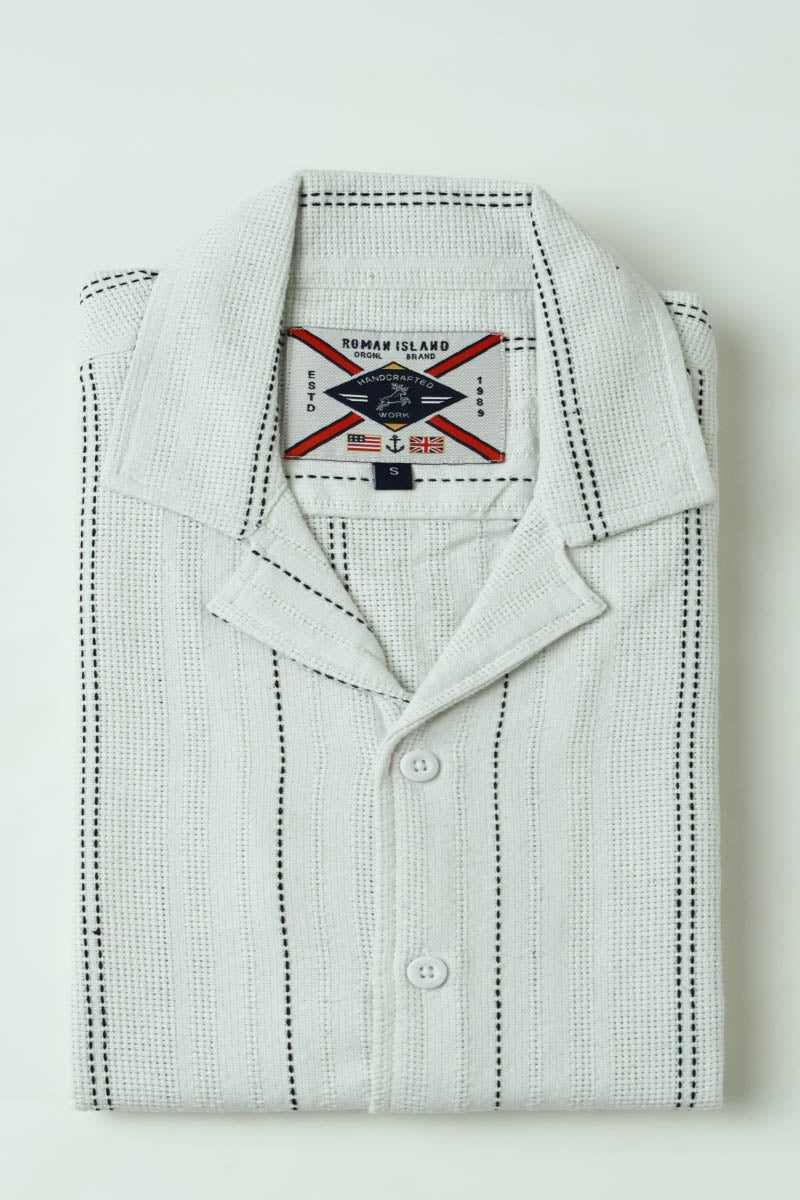White  Stripes  Shirt