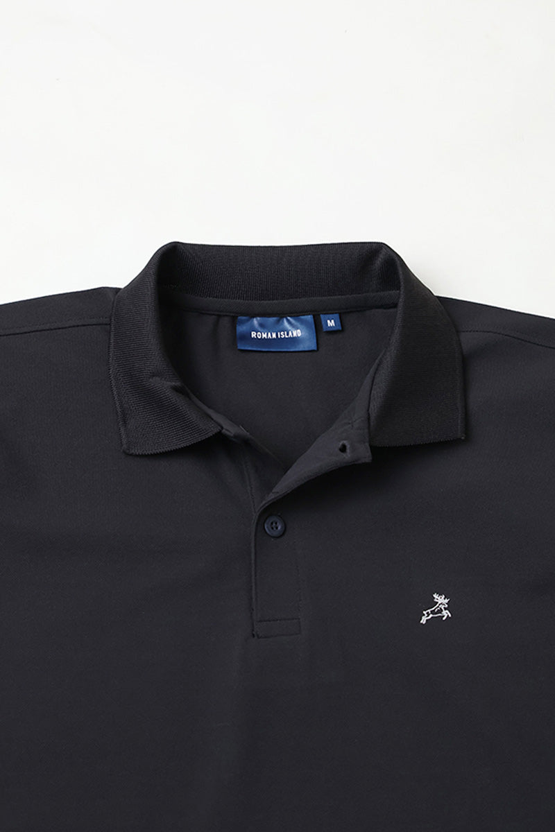Lycra Collar Polo T-Shirt