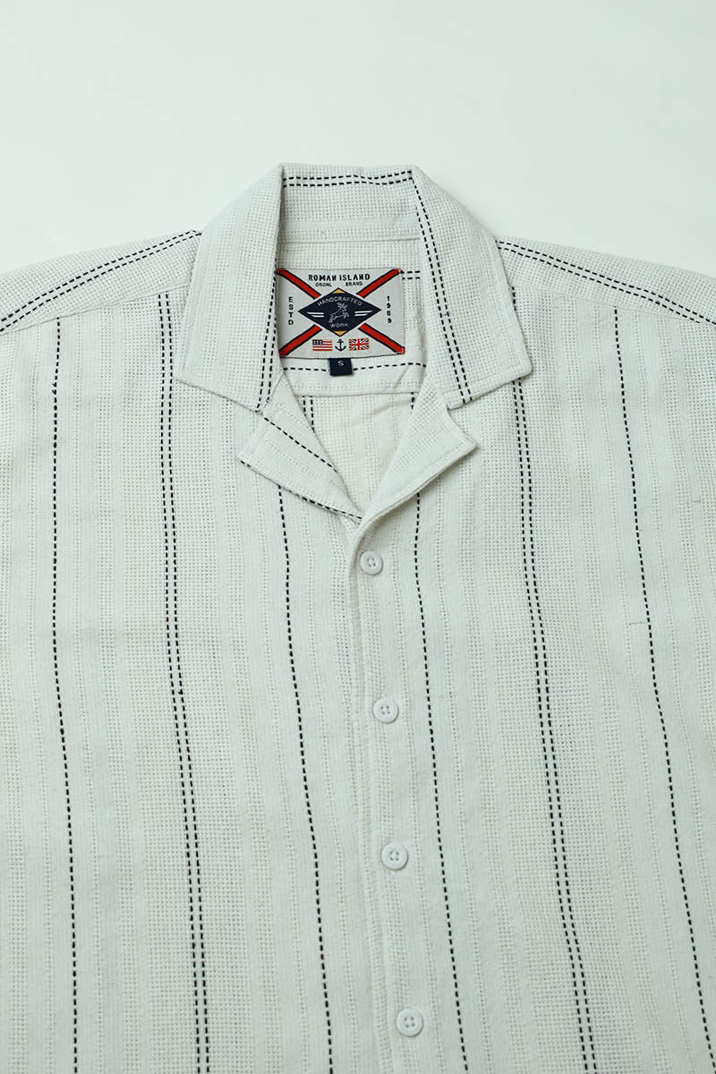 White  Stripes  Shirt