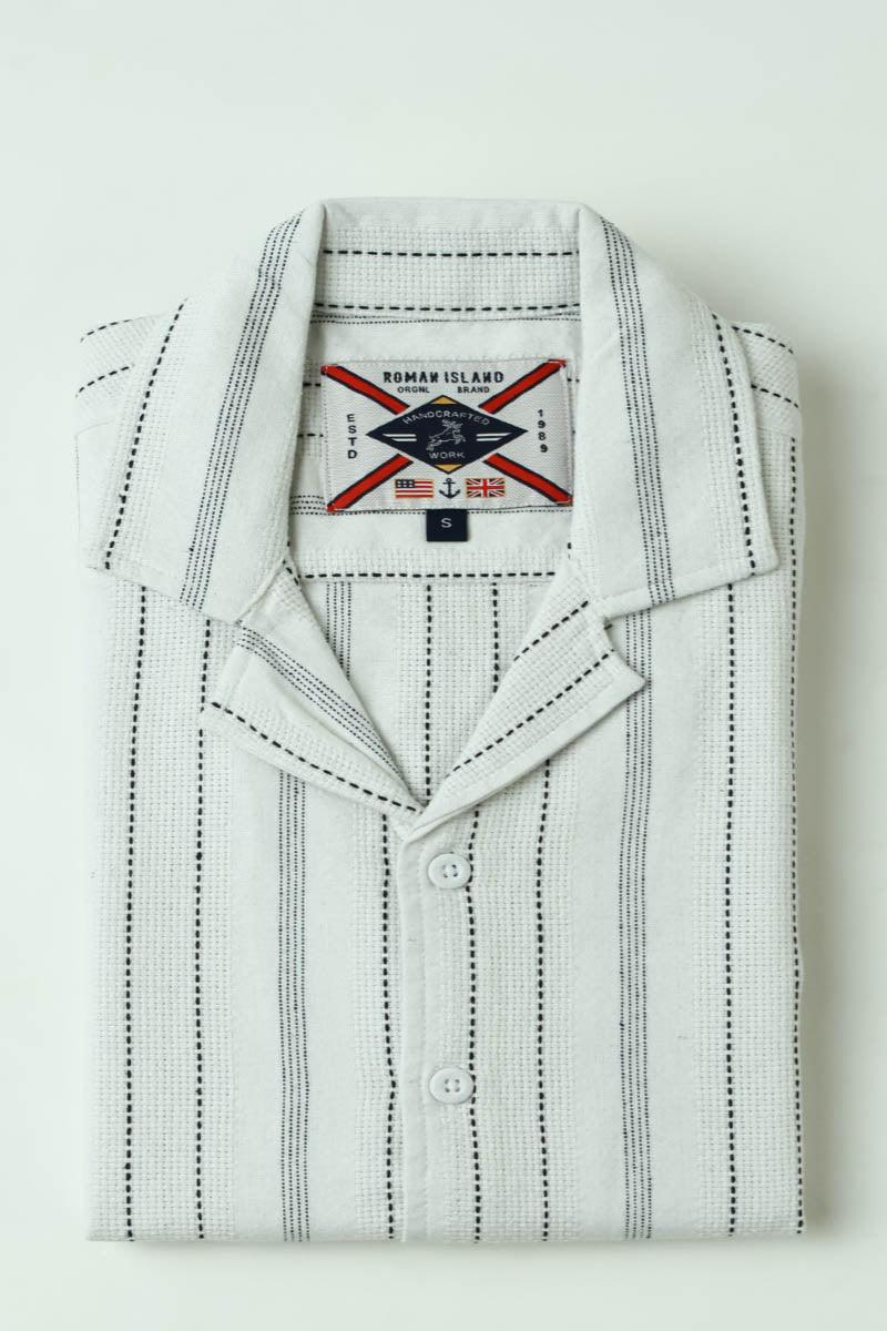 White  Stripes  Shirt