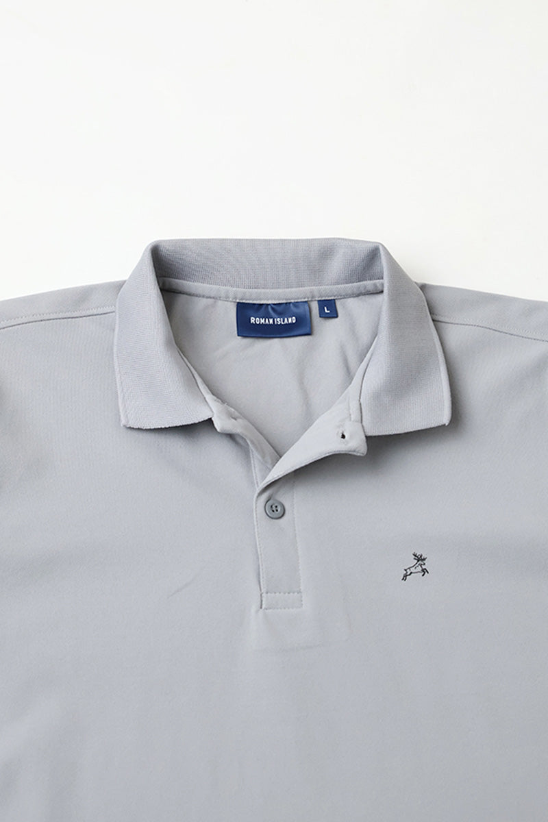 Lycra Collar Polo T-Shirt