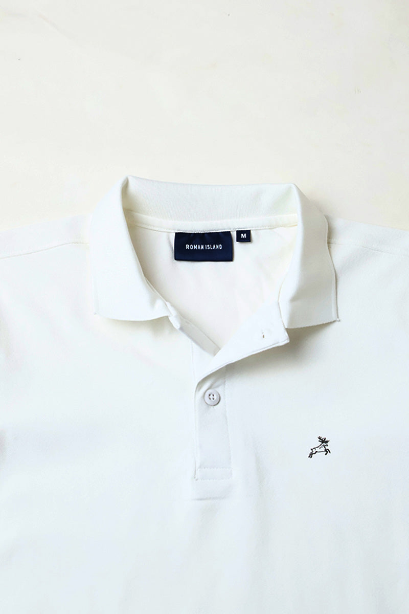 Lycra Collar Polo T-Shirt