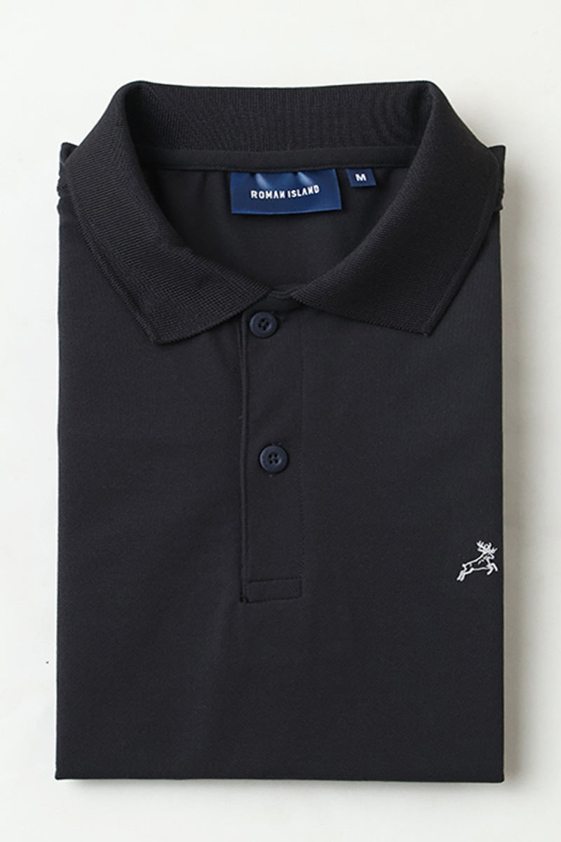 Lycra Collar Polo T-Shirt