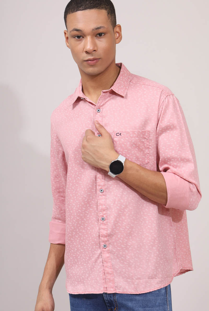 Pink Print Shirt