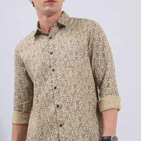 Brown Print Shirt